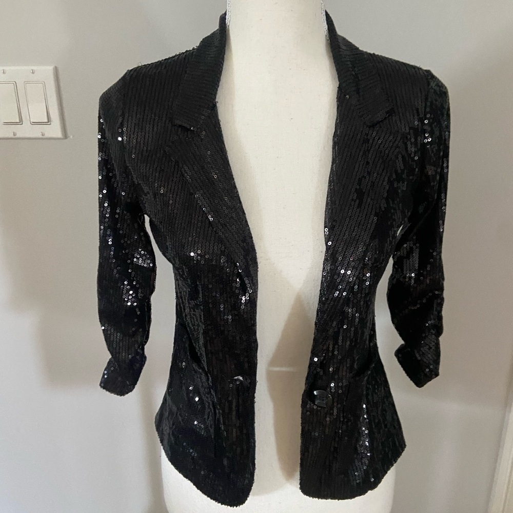 NWT About a Girl Sequin Blazer